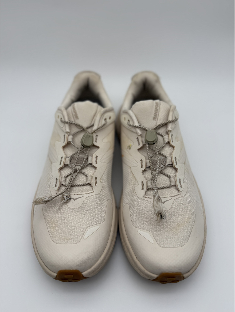Hoka One One W Transport Wide Eggnog Sneakers Shoes Women's Size 10D